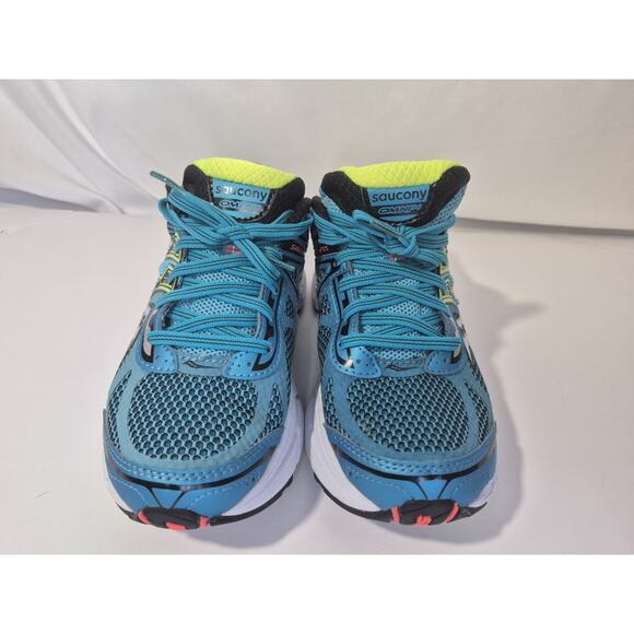 Saucony Omni 14 Power Grid Women's Running Shoe Blue Citron Sneakers US 7 - Picture 6 of 13